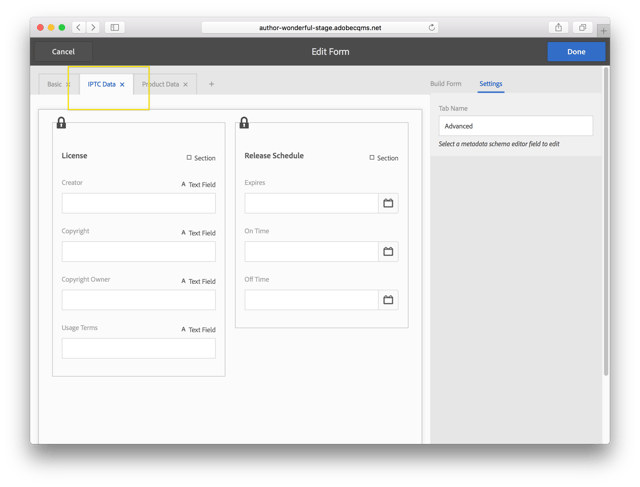 Extend the Metadata Schema to Support Common Creative Suite Data Extend the Metadata Schema to Support Common Creative Suite Data