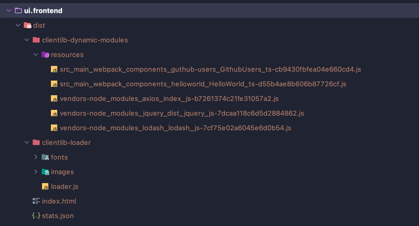AEM ui.frontend Module: Code Splitting, Dynamic Imports and TypeScript